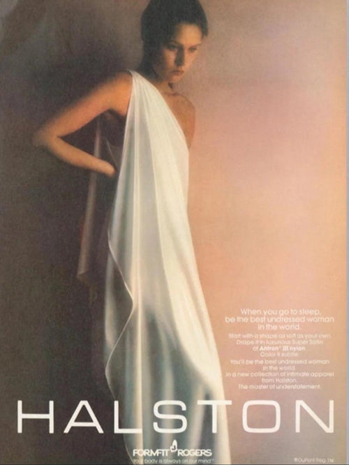 1970s Halston for Formfit Rogers Goddess Gown [med/lrg]